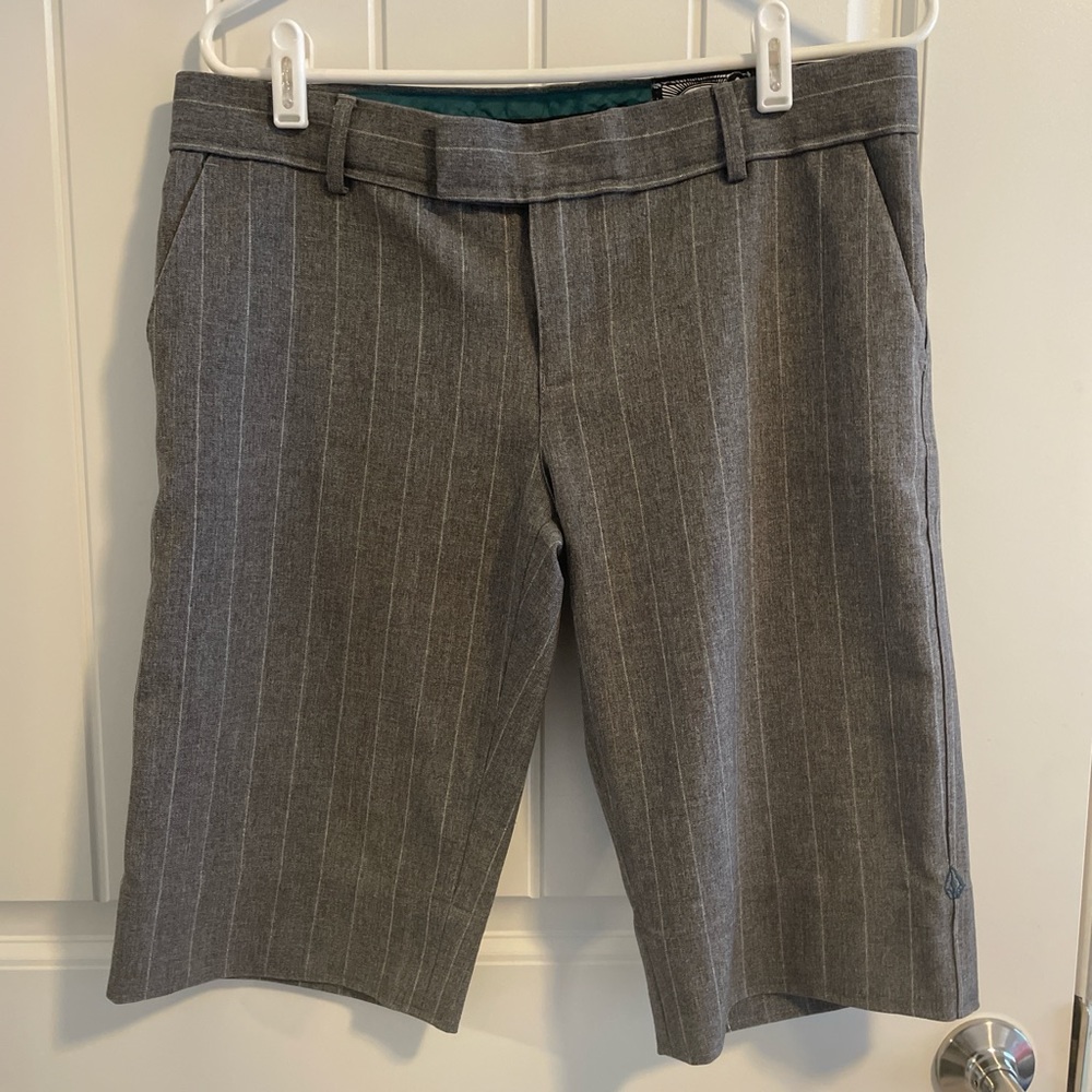 Volcom Women’s Chino Shorts with Stripes